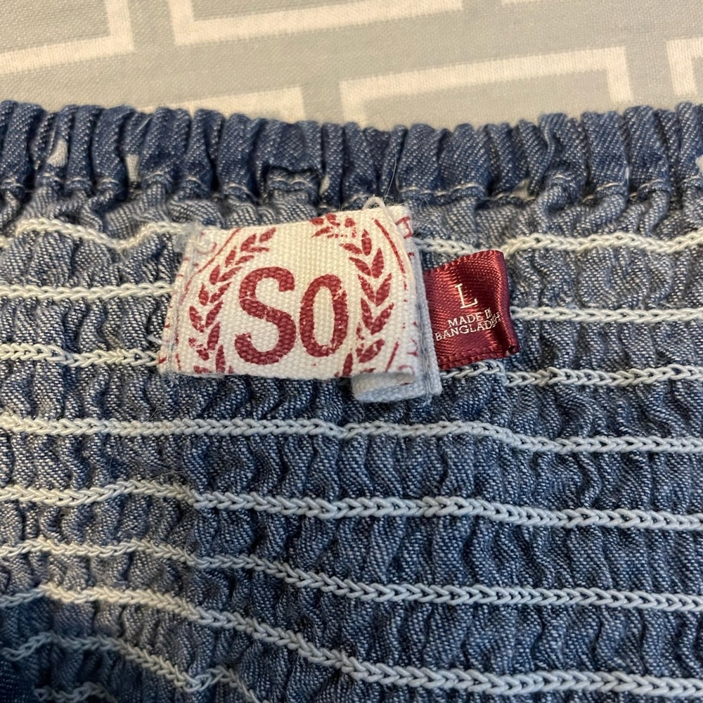Polk-a-dot denim style sundress - Picture 6 of 8